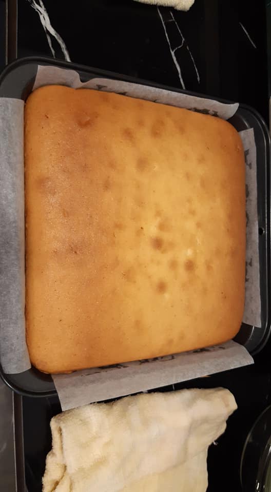 Homemade butter cake